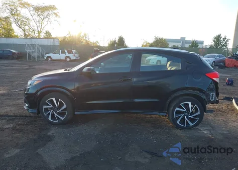 2019 Honda Hr-V Sport из США, поврежденный, VIN 3CZRU6H1XKG712343